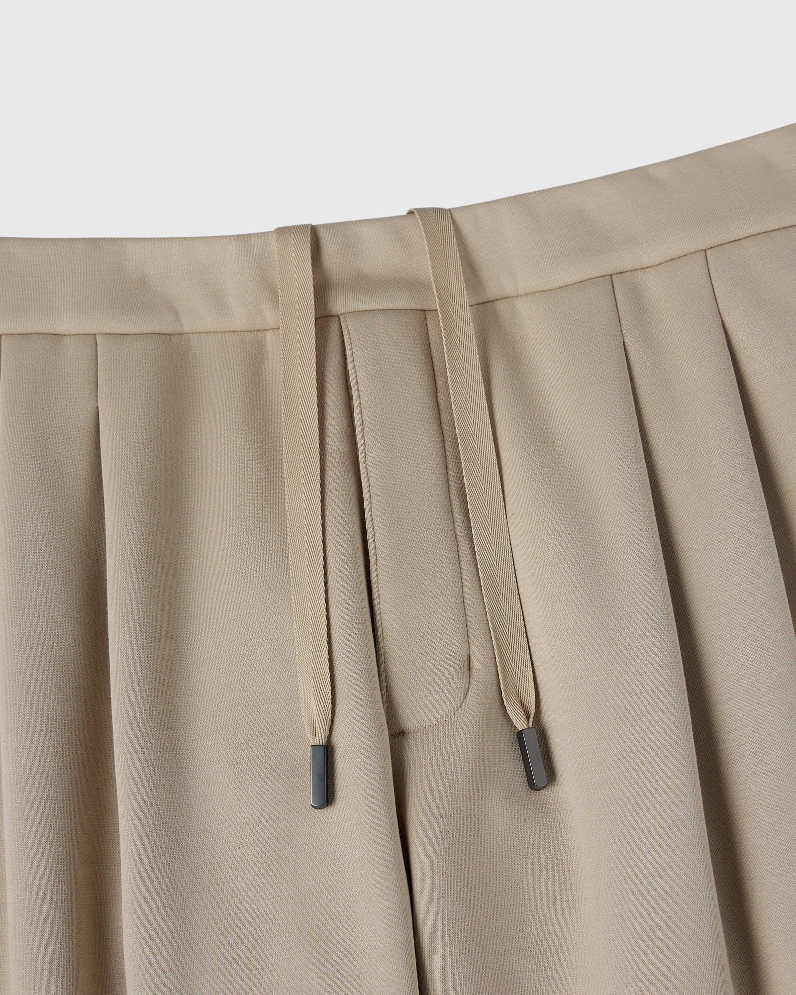 Luxe Fleece Pull-On Trouser - Sandstone