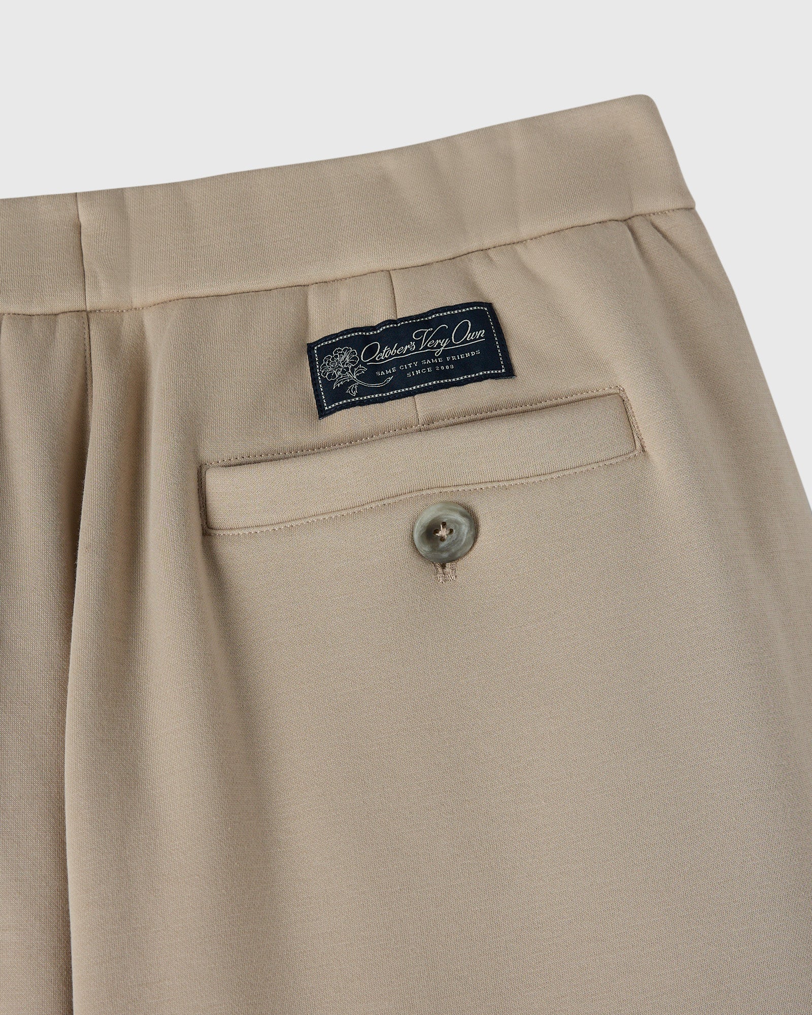 Luxe Fleece Pull-On Trouser - Sandstone
