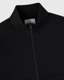 Technical Fleece Mockneck Zip-Up - Black