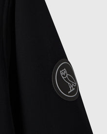 Technical Fleece Mockneck Zip-Up - Black