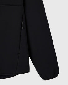 Technical Fleece Mockneck Zip-Up - Black