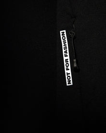 Technical Fleece Mockneck Zip-Up - Black