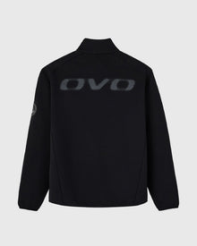 Technical Fleece Mockneck Zip-Up - Black