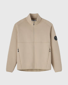 Technical Fleece Mockneck Zip-Up - Sandstone