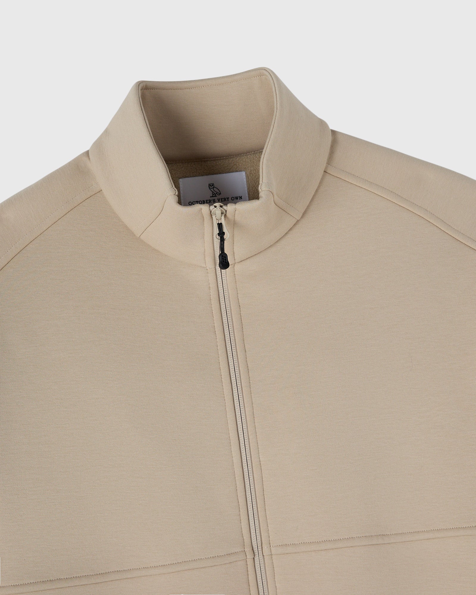 Technical Fleece Mockneck Zip-Up - Sandstone