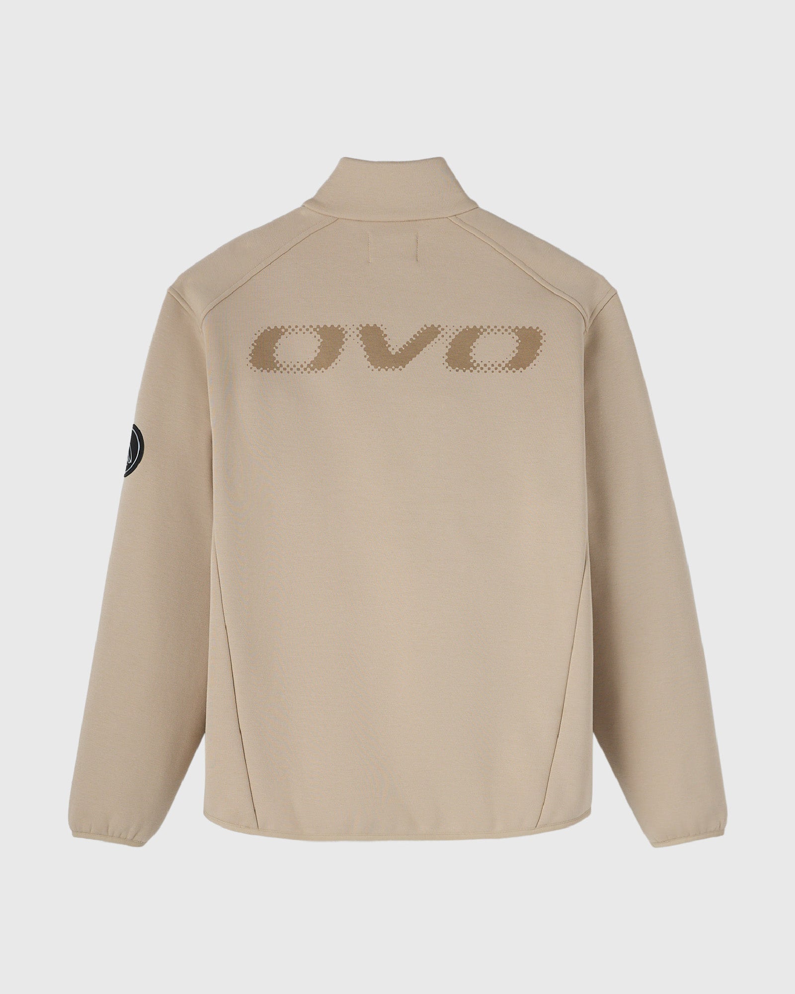 Technical Fleece Mockneck Zip-Up - Sandstone