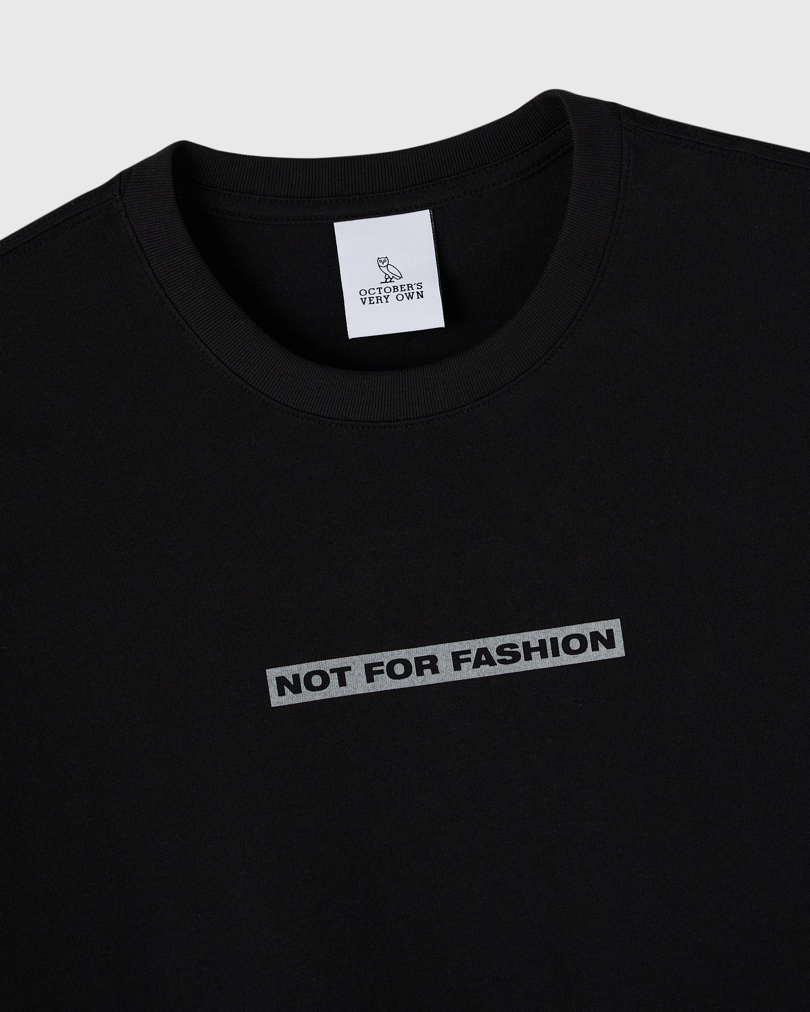 Not For Fashion Tee - Black
