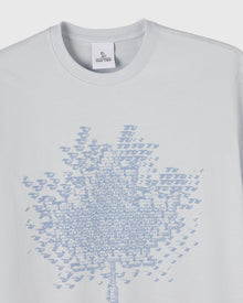Digi Leaf Tee - Kyanite Blue
