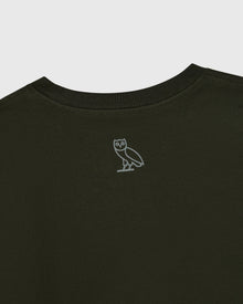 Digi Leaf Tee - Black Resin