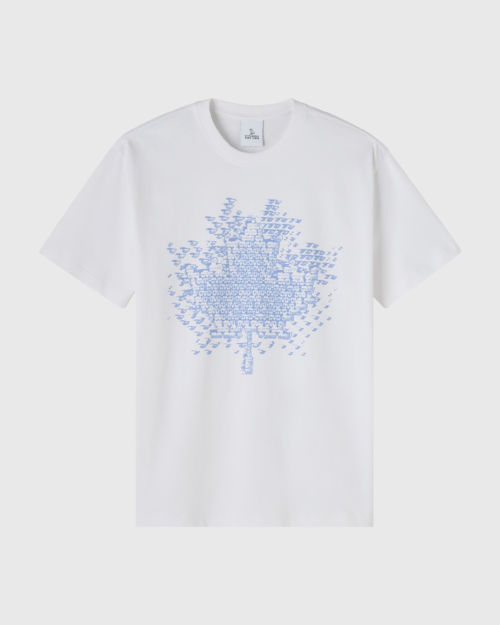 Digi Leaf Tee - White