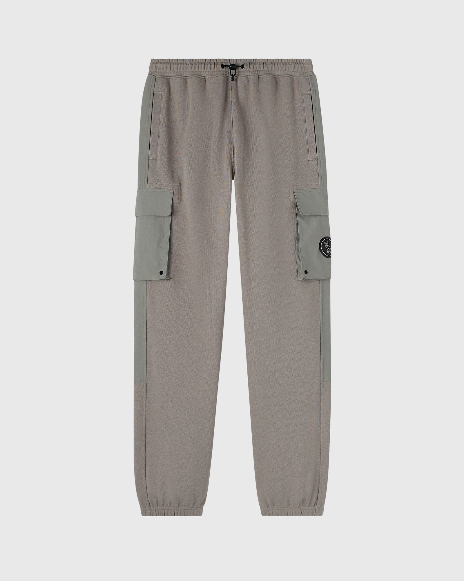 Nylon Overlay Sweatpant - Moon Rock
