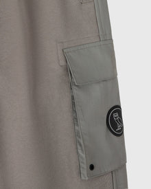 Nylon Overlay Sweatpant - Moon Rock