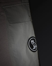 Nylon Overlay Sweatpant - Moon Rock