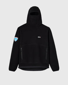 Balaclava Sherpa Hoodie - Black