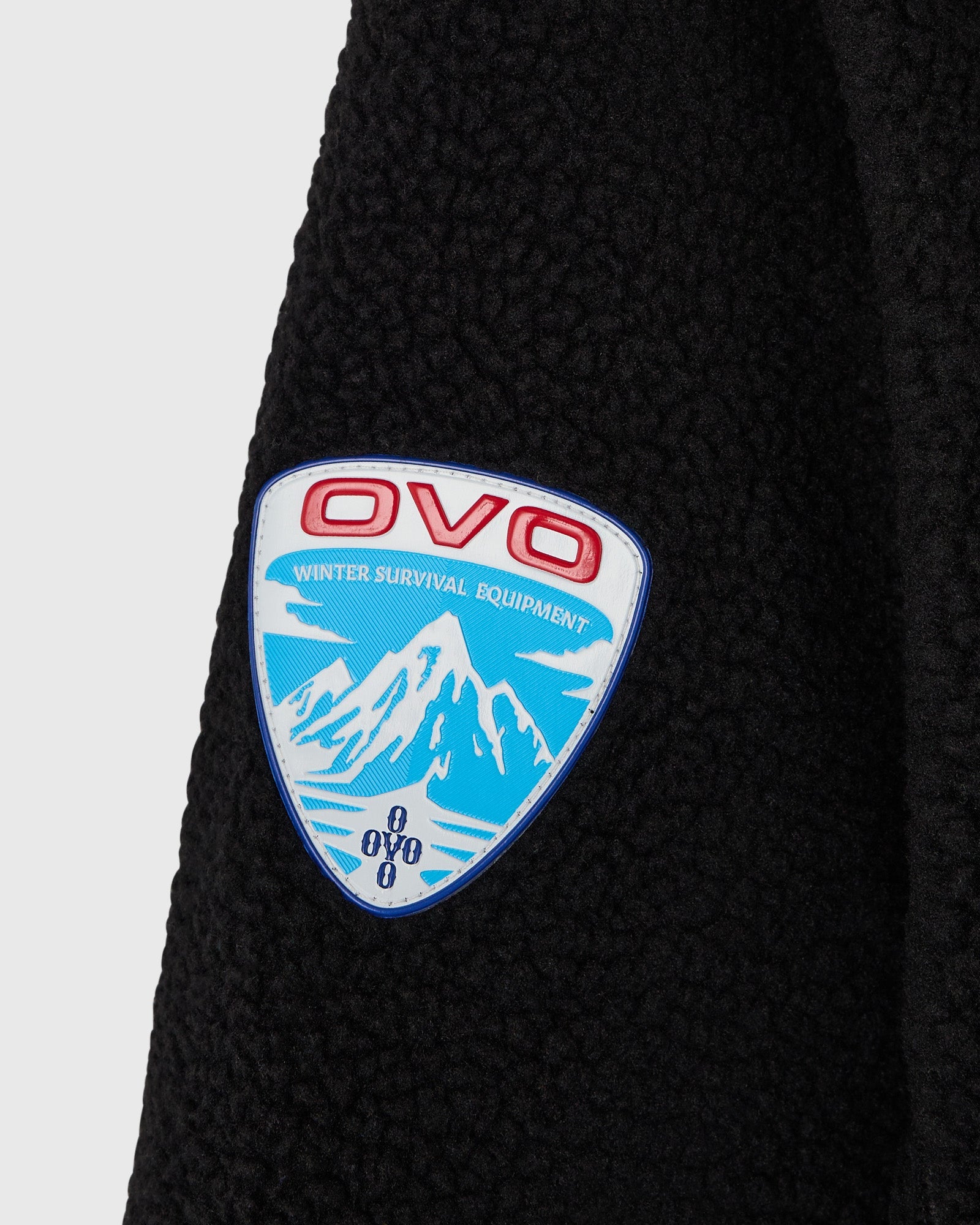 Balaclava Sherpa Hoodie - Black