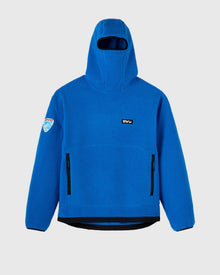 Balaclava Sherpa Hoodie - Blue Shock