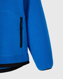 Balaclava Sherpa Hoodie - Blue Shock
