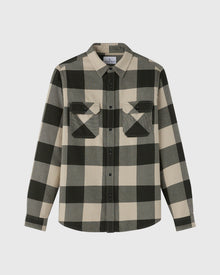 Plaid Flannel Shirt - Linen