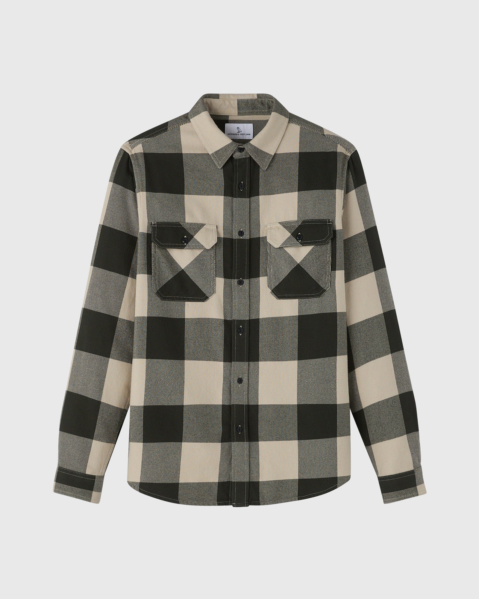 Plaid Flannel Shirt - Linen