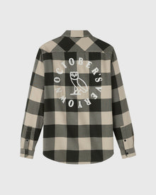 Plaid Flannel Shirt - Linen