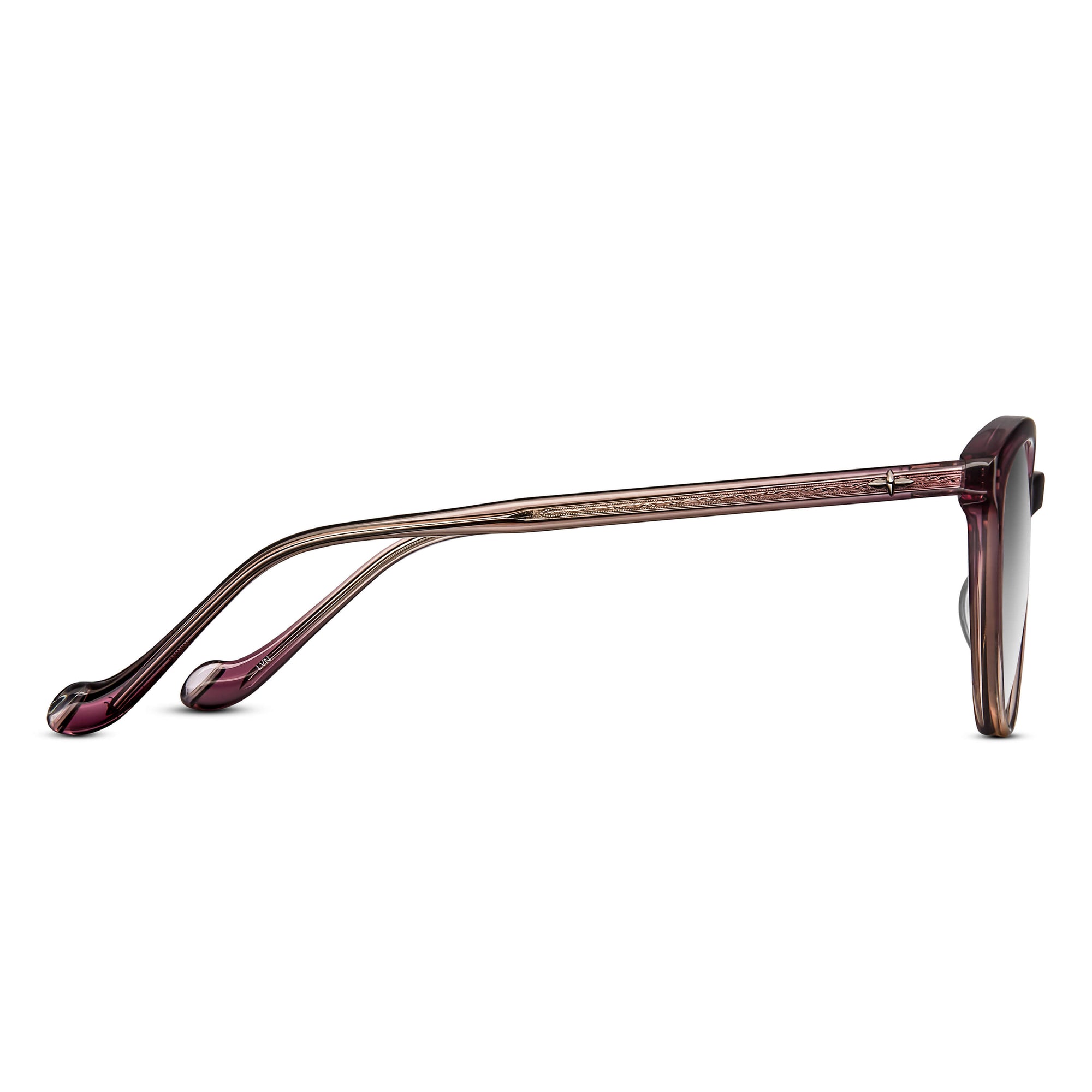 M1025 Cat Eye Sunglass | Lavender | Grey Gradient Lens | 55MM