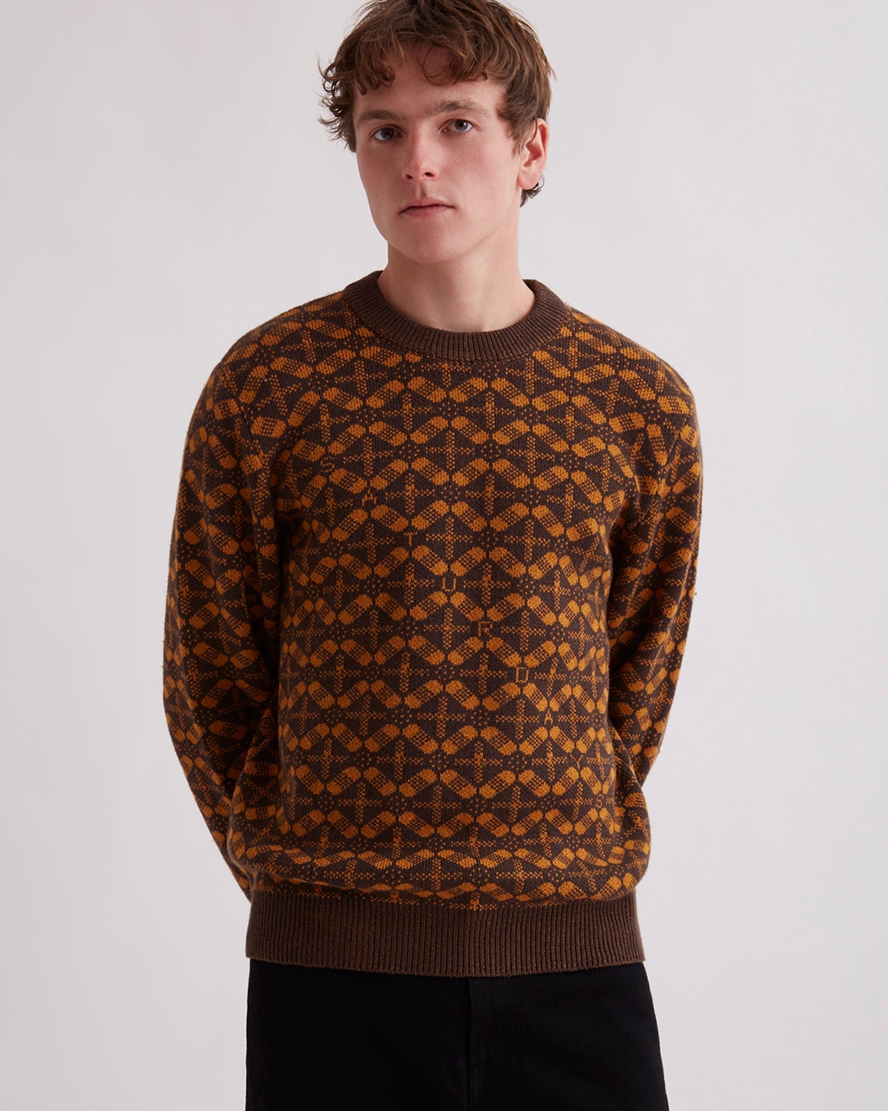 Tortoise Shell | Greg Blockprint Sweater