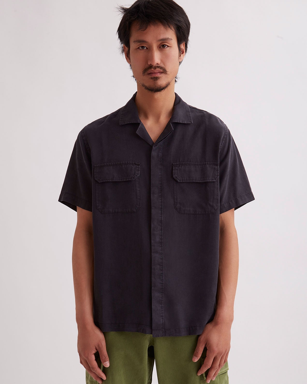 Black | Gibson Pigment Dyed SS Shirt