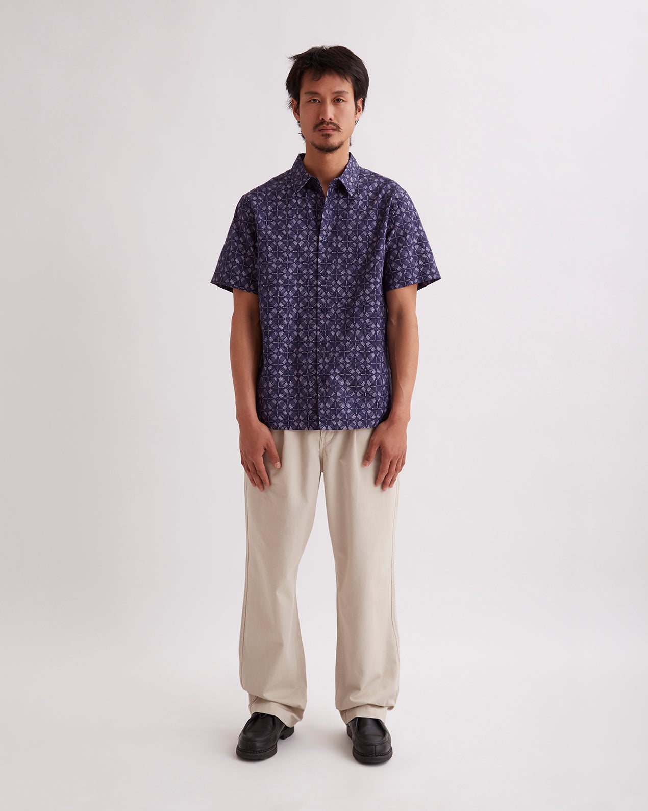 Ocean | Bruce Block Print SS Shirt