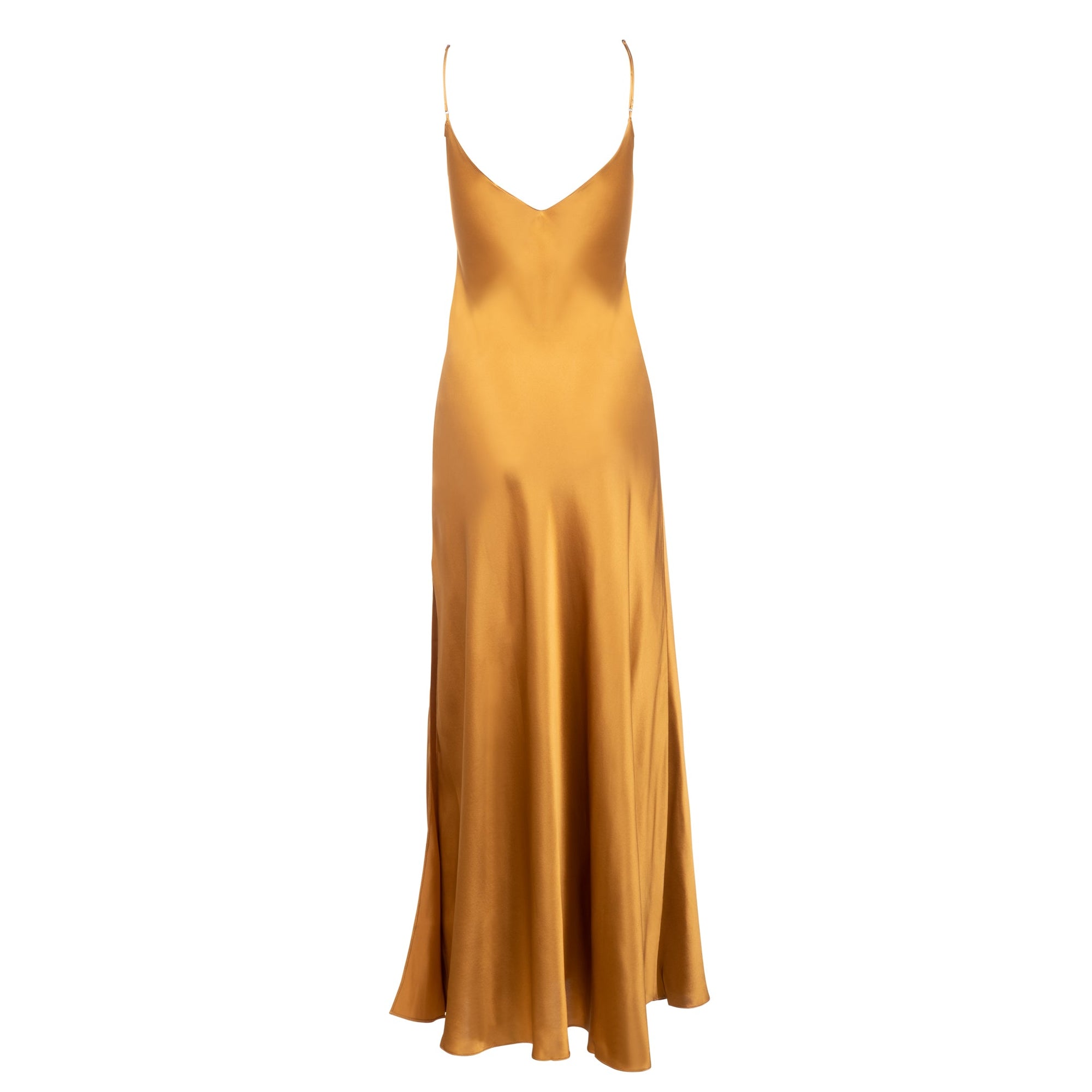 New Bronze Mossy Maxi Slip Dress | Bronze