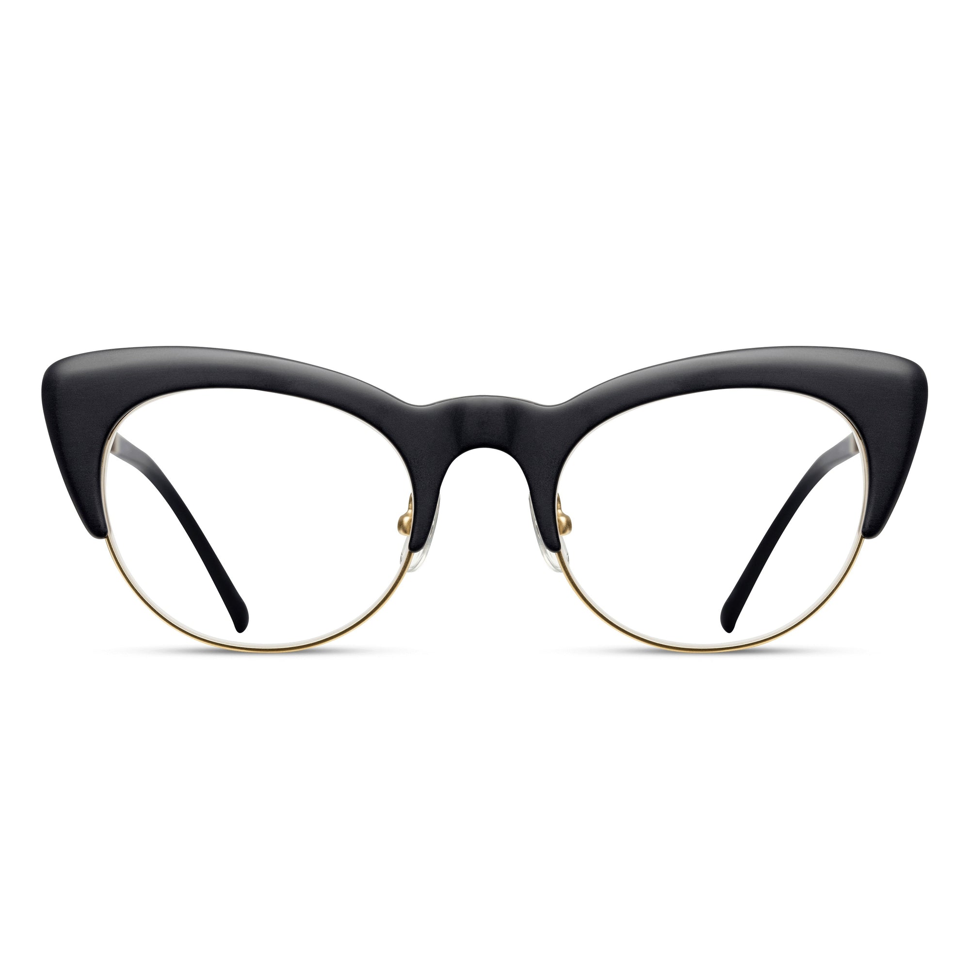 M2018 Cat Eye Optical | Matte Black | Clear Lens | 49MM