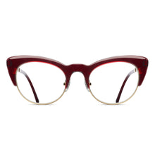 M2018 Cat Eye Optical | Shiny Bordeaux | Clear Lens | 49MM