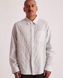 Ivory | Luis Check LS Shirt