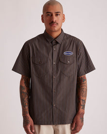 Dark Earth | Bruce Striped Work Shirt