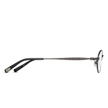 M3017 Oval Optical | Old Gunmetal | Clear Lens | 50MM