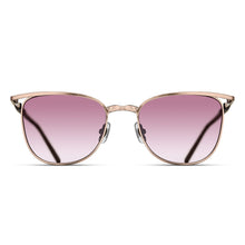 M3109 Panto Sunglass | Rose Gold/Bordeaux | Pink Gradient Lens | 54MM