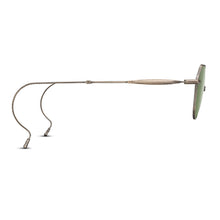 M3132 Panto Sunglass | Antique Gold | Sage Green Lens | 46MM