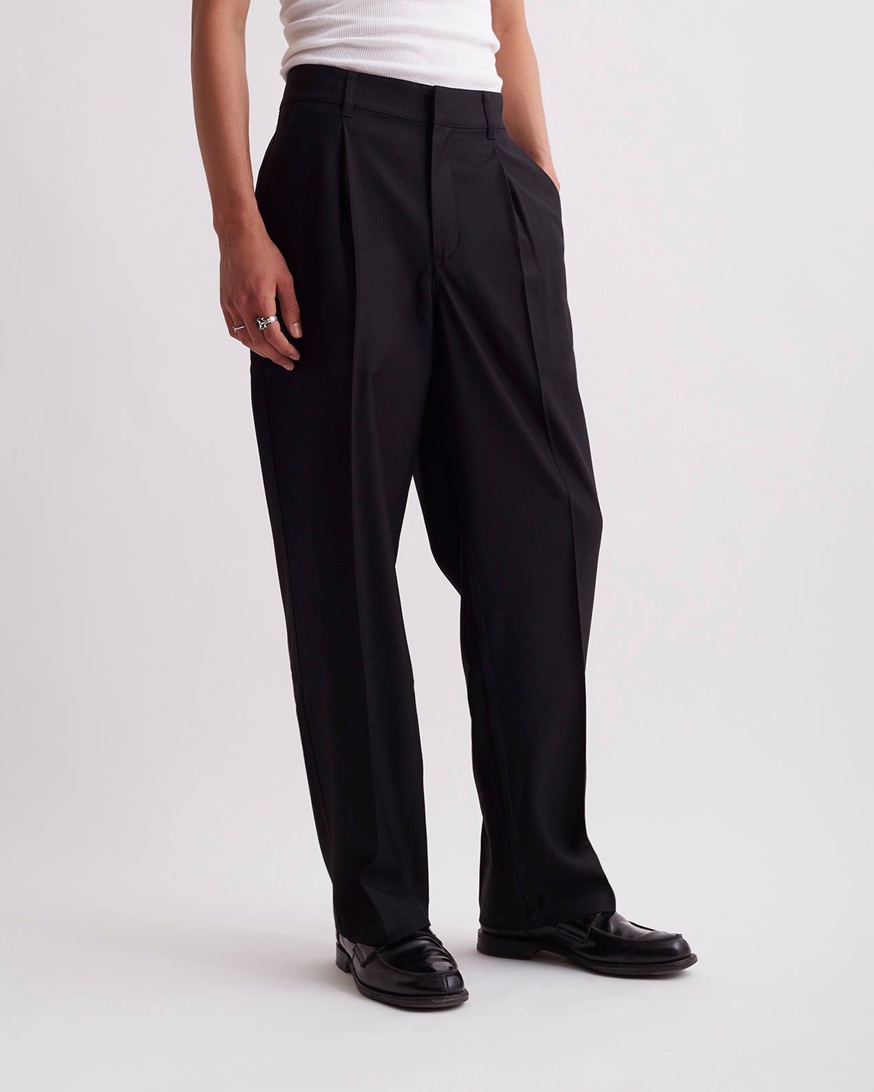 Black | George Suit Trouser | Saturdays NYC