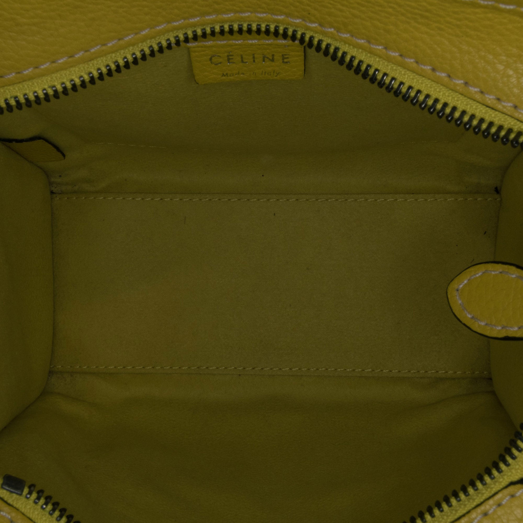 Celine | Pre-Owned Nano Luggage Tote | Yellow