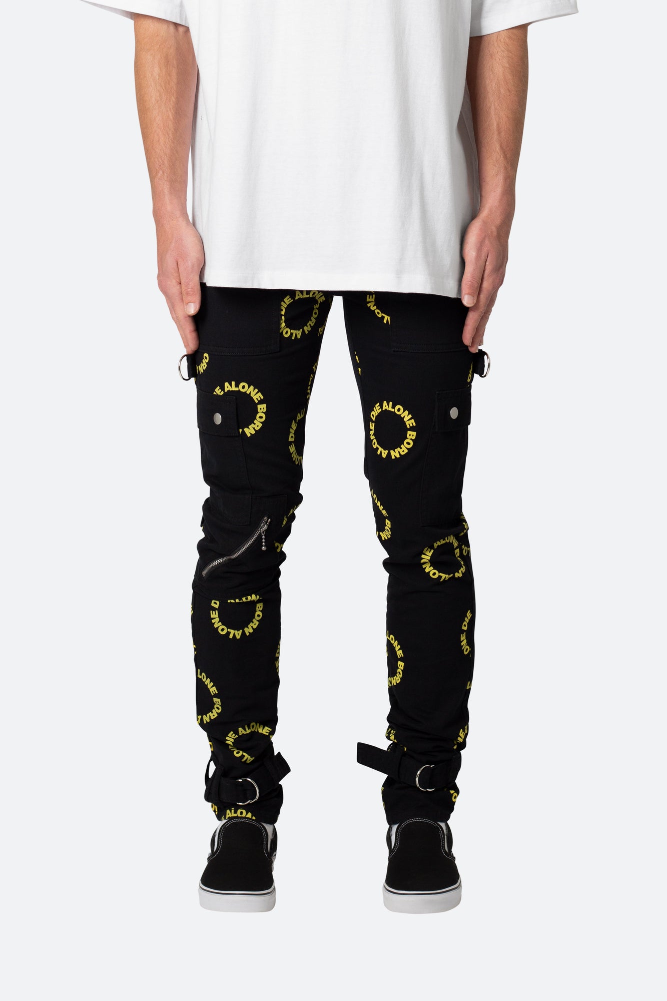 M564 Punk Cargo Pants | Black x Yellow