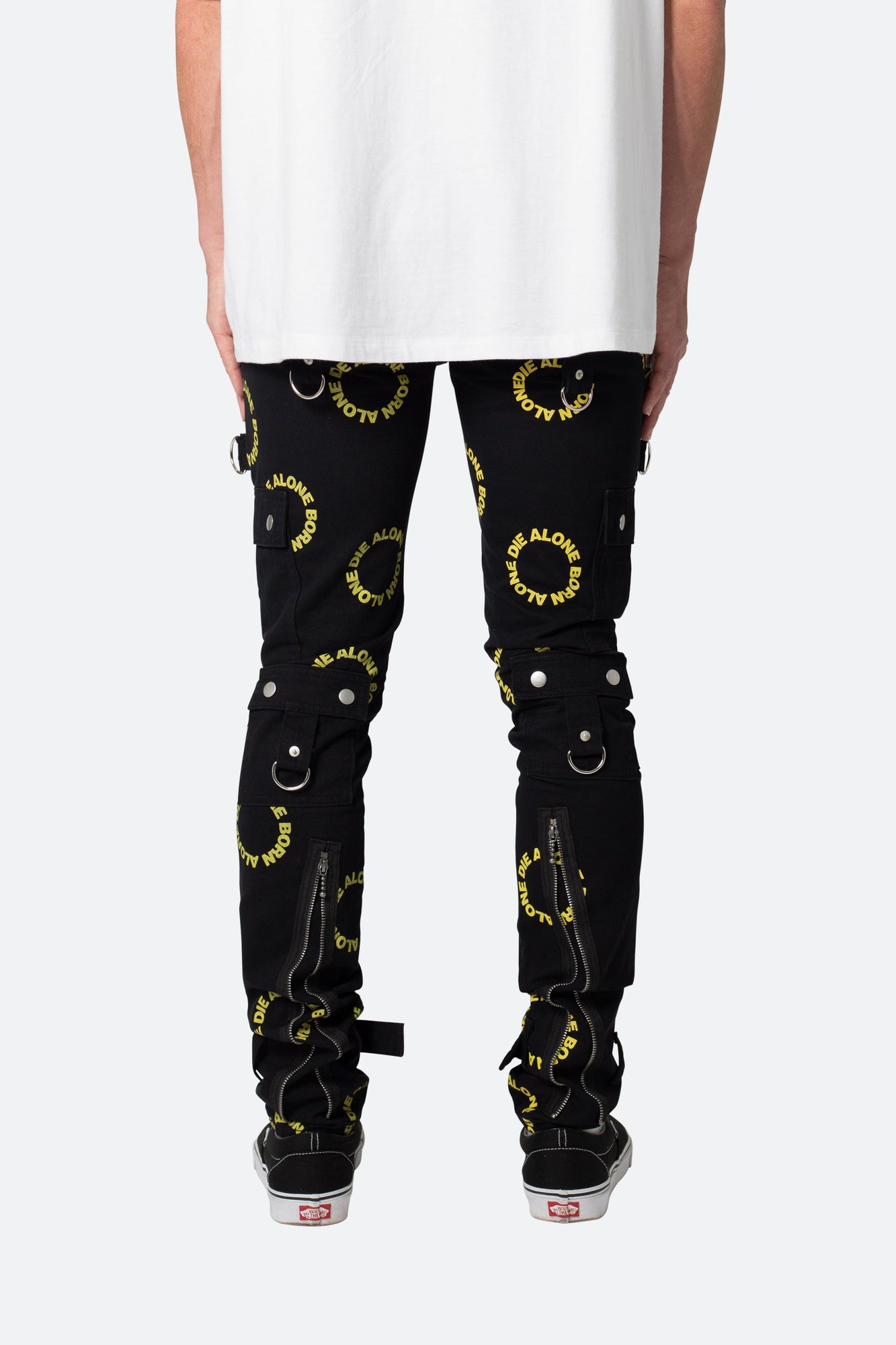 M564 Punk Cargo Pants | Black x Yellow