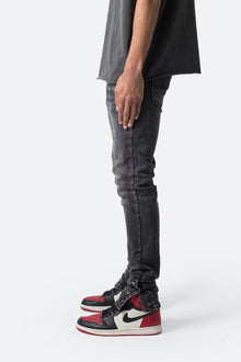 M588 Snap Slim Denim | Washed Black