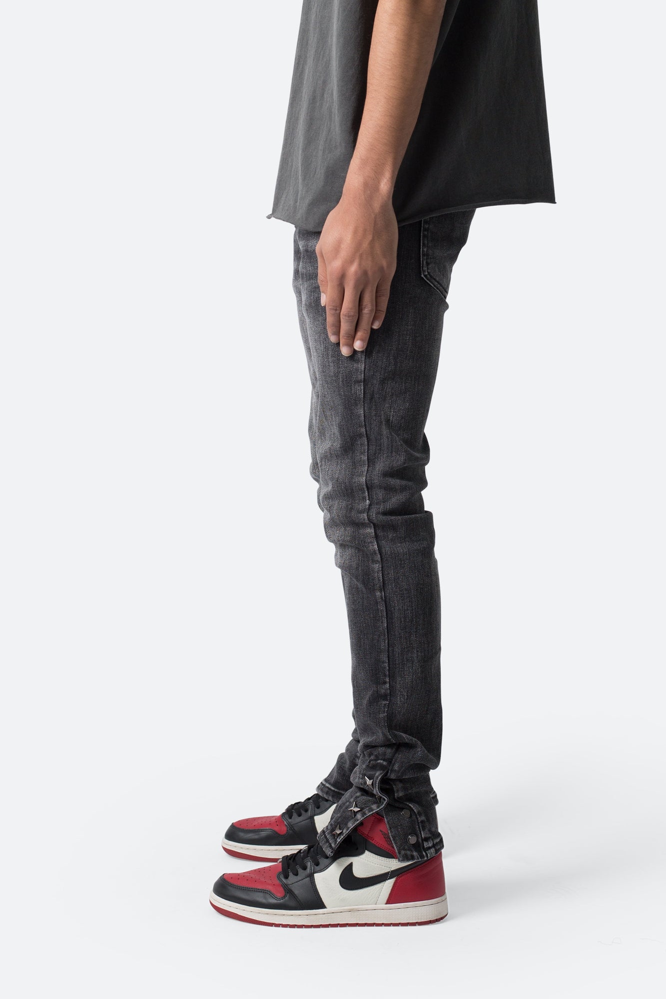 M588 Snap Slim Denim | Washed Black