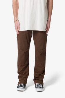 M627 Slim Work Denim | Brown