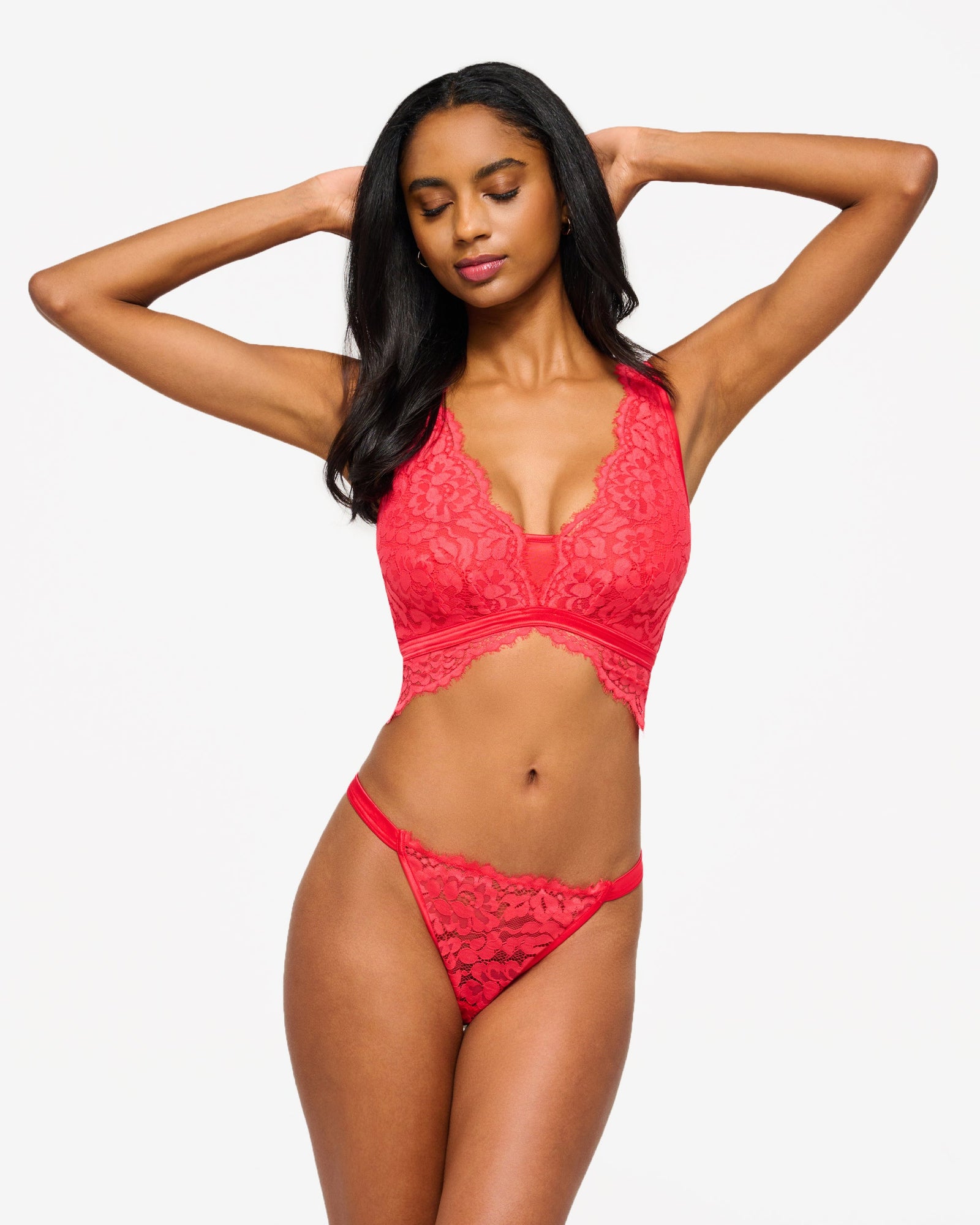Pink Bralette - Magnolia Curvy Bralette