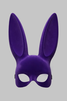 Velvet bunny mask - Les Fetiches | Purple