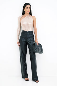 Manhattan Metallic One Shoulder Top | Stardust