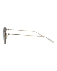 Montblanc Round Injection Sunglasses | Beige