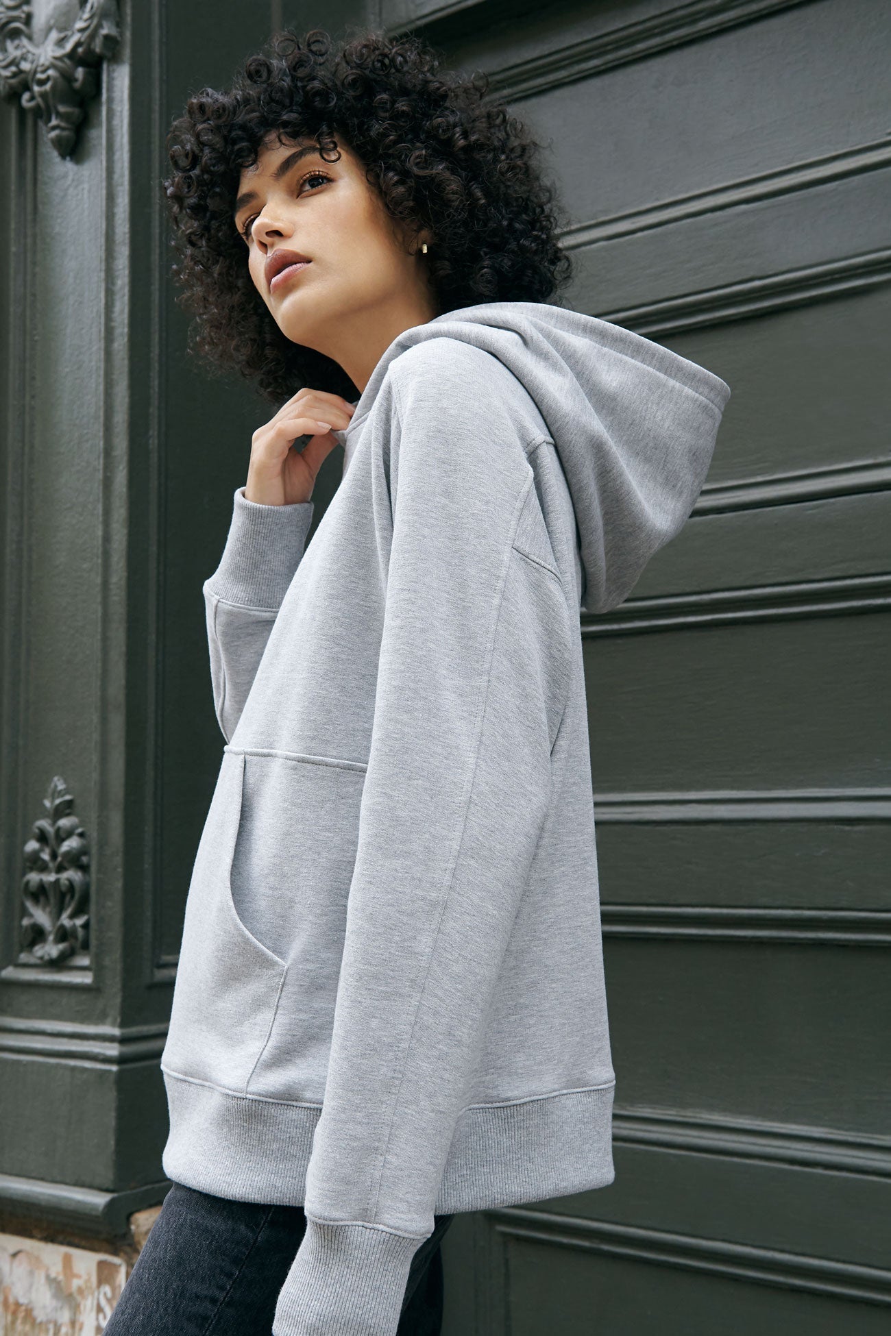 Ida Hoodie | Melange Grey