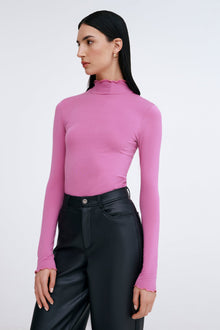 Forsythe Turtleneck | Hot Pink