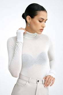 Annie Sheer Bodysuit | Mist